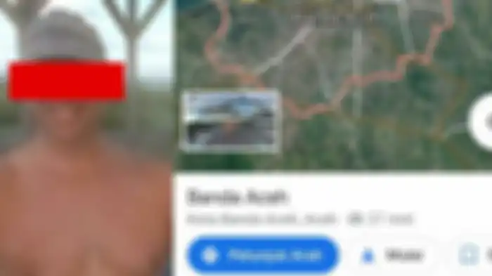 Tangakapan layar konten yang diniliai mengandung pornografi