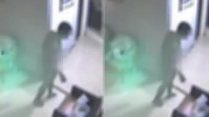 Aksi HL yang terekam kamera CCTV