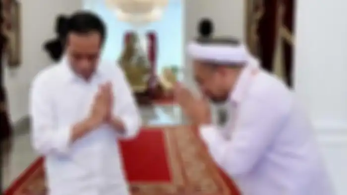 Presiden Jokowi dan Ali Mochtar Ngabalin
