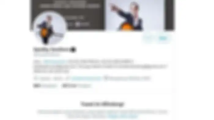 Akun twitter Sandhy sondoro dikunci