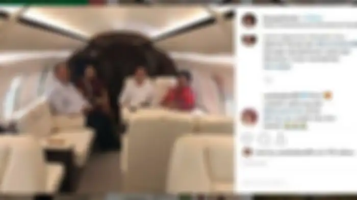 Komentar Sandra Dewi di postingan jet pribadi Raphael Moeis