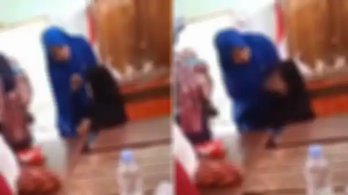 Viral seorang ibu tampar anak SD di Makassar