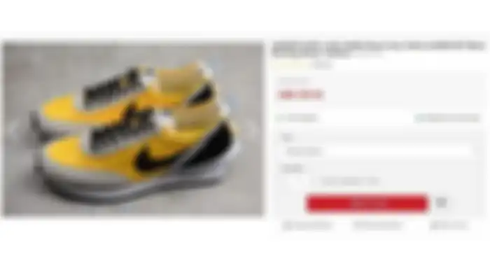 Sepatu Nike yang dikenakan oleh Soimah di Jepang