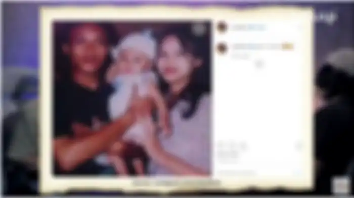 Foto masa kecil Rizky Febian kala digendong Sule dan Lina Jubaedah