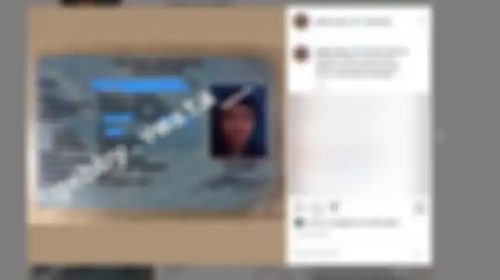 Foto KTP Diduga Milik Abash
