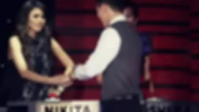 Nikita Mirzani dalam acara Take Me Out Indonesia