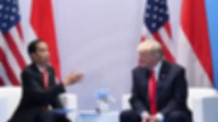 Presiden Jokowi dan Donald Trump