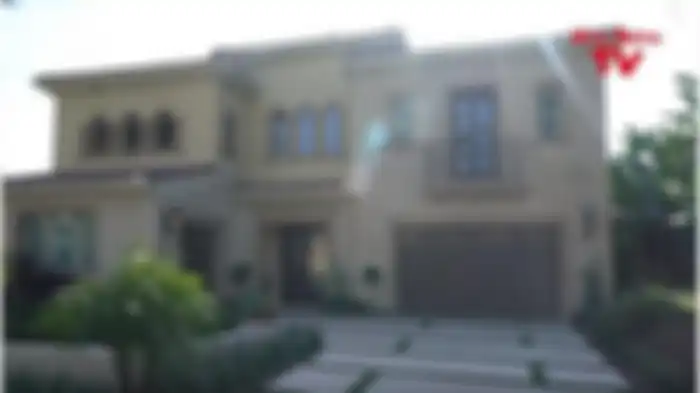 Tampak depan calon rumah mewah Uya Kuya di Amerika