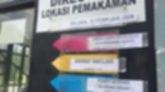 Lokasi pemakaman Ashraf Sinclair