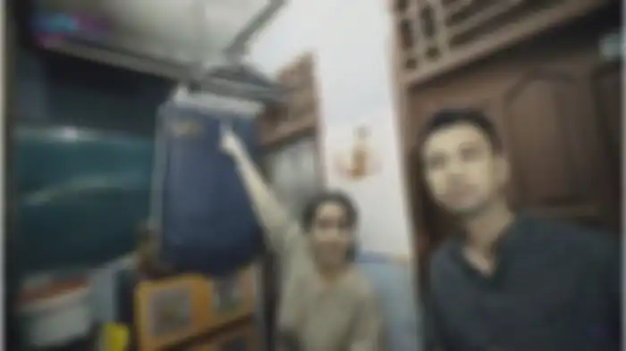 Bagian teras atau depan kosan Merry asisten Raffi Ahmad