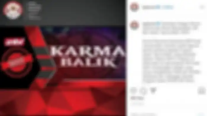 Teguran tertulis untuk acara Karma Balik dari KPI 