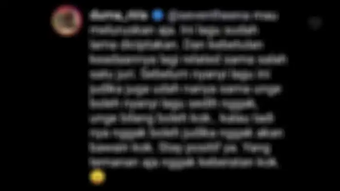 Duma Riris buka suara soal penampilan Judika.