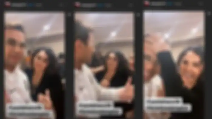 Momen ketika Raffi Ahmad tak sengaja bertemu dengan Yuni Shara.