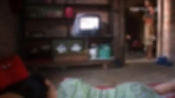 Ruang keluarga di rumah Zaskia Gotik di masa lalu