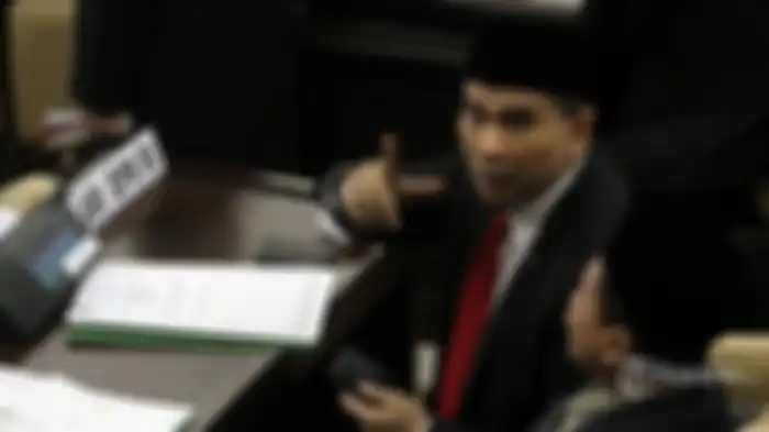 Krisna Mukti saat menduduki kursi DPR RI