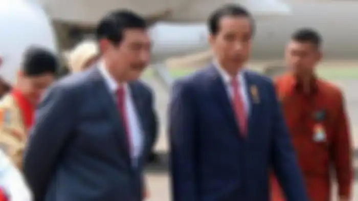 Luhut Binsar Pandjaitan dan Presiiden Joko Widodo