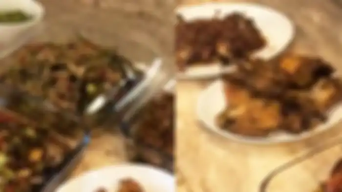 Meja makan Syahrini