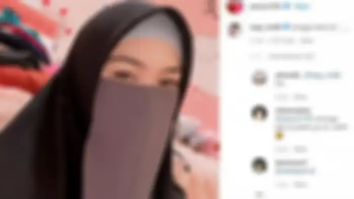 Unggahan Ria Ricis yang dikomentari oleh Taqy Malik