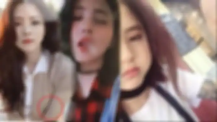 Foto lawas Han So Hee yang bertato dan merokok
