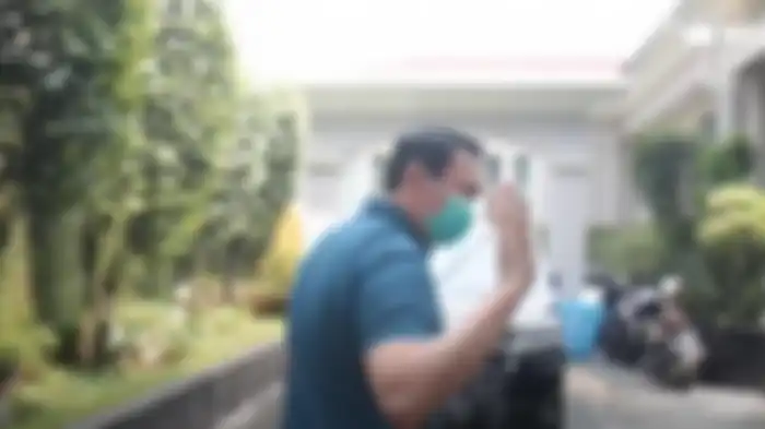 Halaman depan rumah Ahok