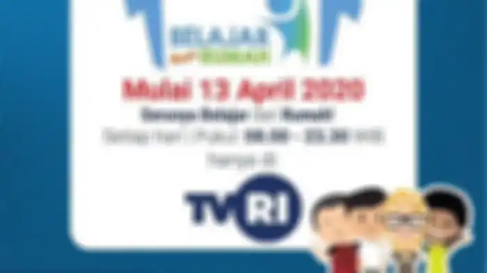 Belajar dari Rumah TVRI.
