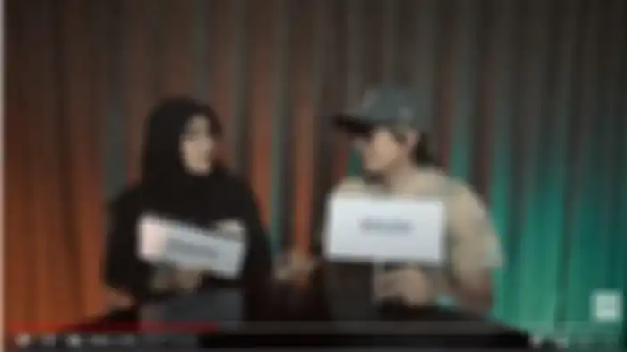 Aurel Hermansyah dan Atta Halilintar pada Sabtu (2/5/2020) (Youtube/Atta Halilintar) 