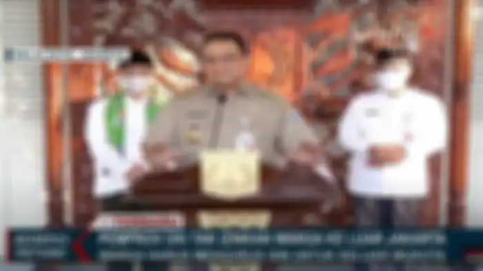 Anies Baswedan sebut tak akan ada pelonggaran PSBB dan tak izinkan mudik lokal.