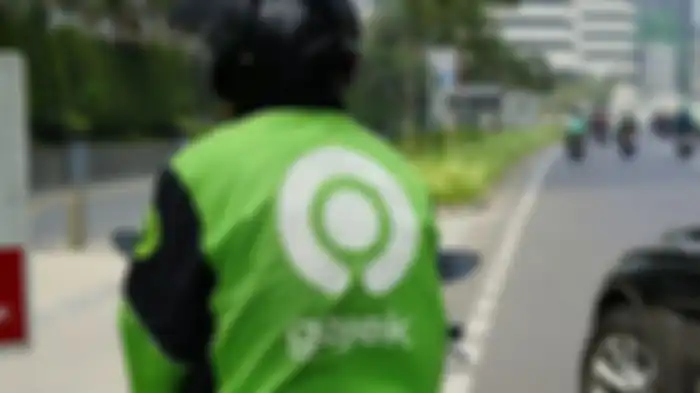 Ilustrasi pengemudi gojek