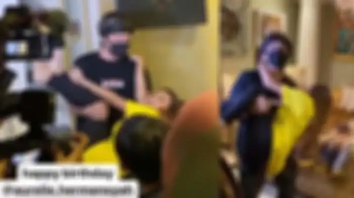Atta Halilintar beri kejutan di hari ulang tahun Aurel Hermansyah.