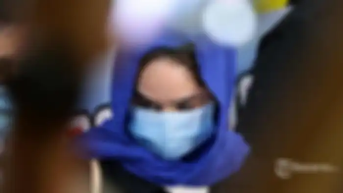 Hana Hanifah dalam proses hukum di kepolisian Mapolrestabes Medan Sumatera Utara 