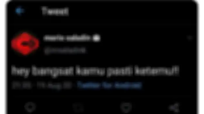 Cuitan ayah Adhisty Zara di Twitter