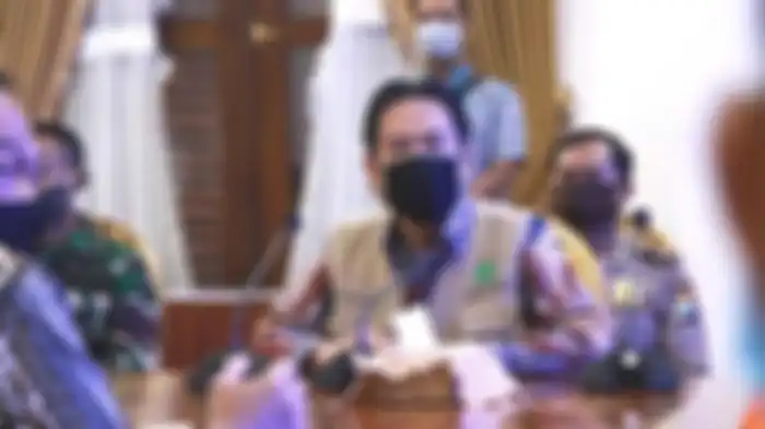 Ketua gugus tugas penanganan Covid-19 Sidoarjo dan Plt Bupati Sidoarjo Nur Ahmad Syaifuddin atau Cak Nur