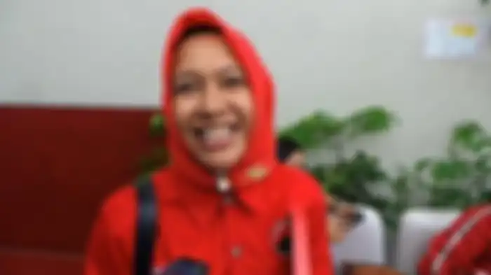 Bakal Calon Wali Kota Metro Lampung, Anna Morinda, di Kantor DPP PDIP, Menteng, Jakarta Pusat, Rabu (19/2/2020)