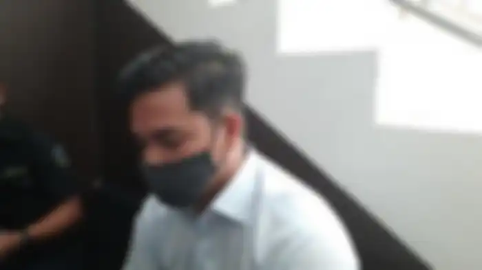 Bibi Ardiansyah usai memberikan keterangan di depan majelis hakim