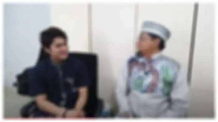 Rizky Billar dan Ustaz Subki Al-Bughury dalam kanal YouTube AlbughuryTV, Kamis (10/9/2020). 