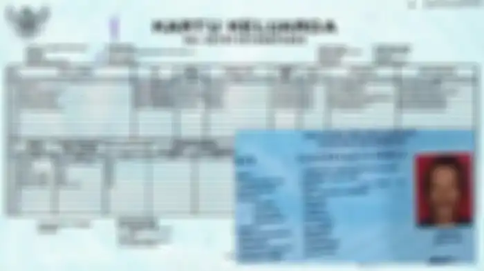 Ilustrasi nomor KTP dan KK untuk dapat bantuan pemerintah