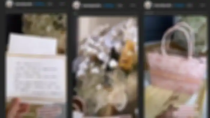 Unggahan Shandy Aulia saat menerima hadiah dari Syahrini