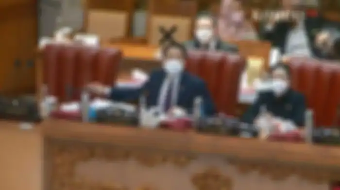 Puan Maharani, yang menjadi Ketua DPR RI Saat memimpin rapat