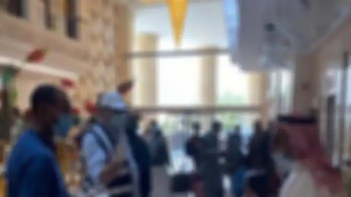 Suasana hotel bintang 5 tempat di Mekah yang disedikan pemerintah Saudi untuk mahasiswa selama masa karantina wilayah 