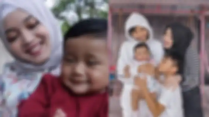 Putri Delina dan Bintang, anak Teddy Pardiyana dan mendiang Lina Jubaedah