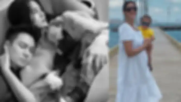 Baim Wong memberi kabar Paula Verhoeven sedang hamil anak kedua, Kiano bakal punya adik.