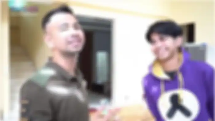 Raffi Ahmad bertemu dengan Dimas Ramadhan