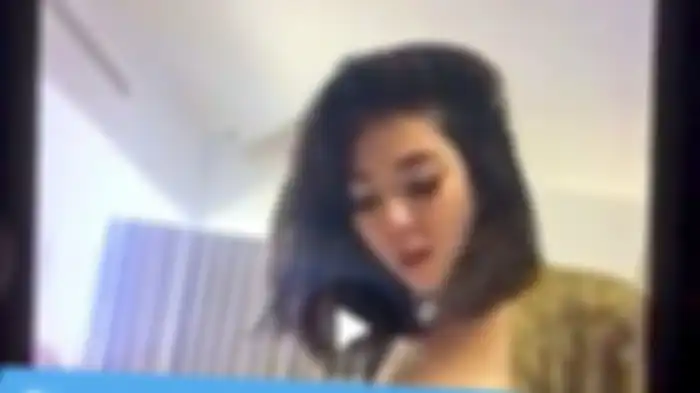 Tangkapan layar video panas perempuan yang disebut mirip Gisel alias Gisella Anastasia