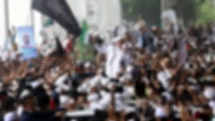 Kedatangan Habib Rizieq Shihab di Bandara Soekarno Hatta, Tangerang, Banten
