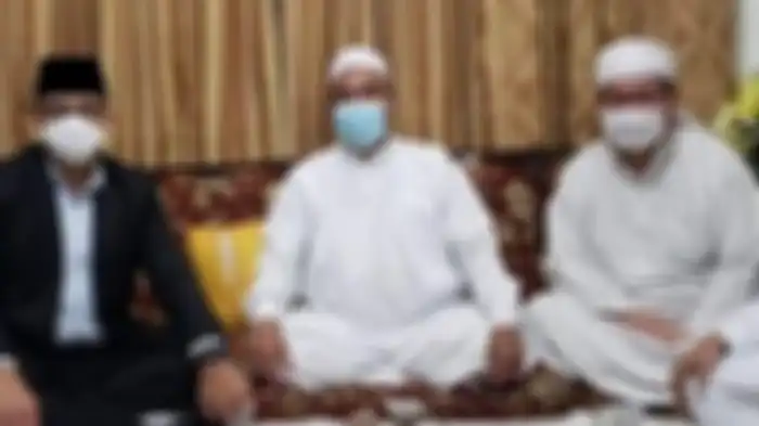 Anies Baswedan, Habib Rizieq Shihab, dan Tengku Zulkarnaen di Petamburan, Jakarta Barat 