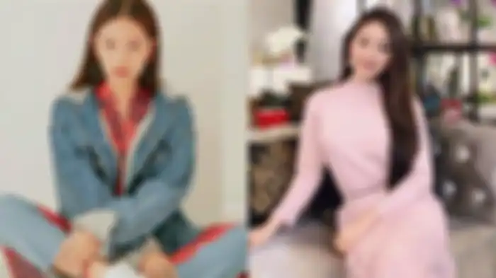 Natasha Wilona (kanan) dan Kim Ji Won (kiri). 
