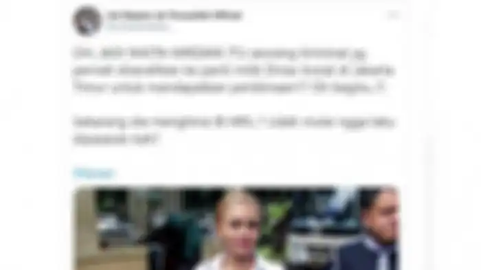 Kicauan akun Ustaz Maaher At-Thuwailibi, @ustadzmaaher_, terkait dugaan penghinaan Nikita Mirzani terhadap Habib Rizieq Shihab 