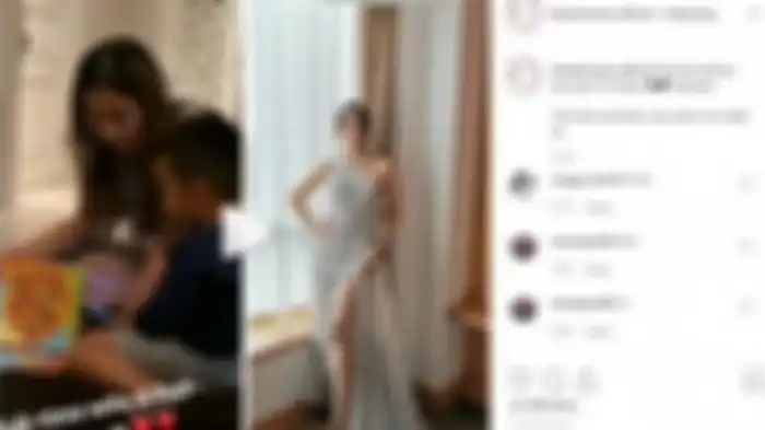 Nia Ramadhani yang dengan sabar mengajari anaknya belajar dan penuh kasih sayang