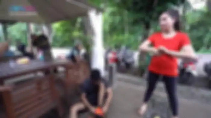 Nagita ajak Dimas latihan Muay Thai