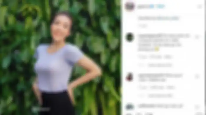 Postingan Gisella Anastasia pamer perut rata.